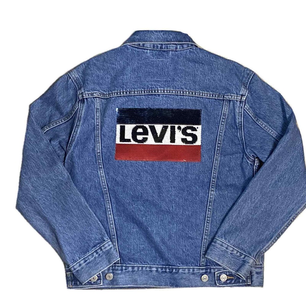 Levis Denim Jacket Women's Blue Jean Size XS Rack Youth XL